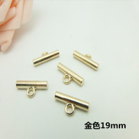 金色19mm(5个) 金属纽扣专卖金色一字扣大衣风衣服装辅料装饰鞋包扣子手工DIY