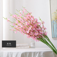 10支粉色跳舞兰[不含瓶] 跳舞兰仿真花套装假花绢花干花束家居客厅餐桌电视柜装饰花艺摆件