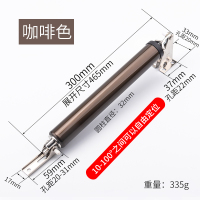 气动闭门器咖啡色[1个] 顶谷闭门器气动液压缓冲自动家用关门神器木门房门自动闭合器简易