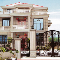 收藏加购宝贝减50元 其它 中式别墅外墙砖农村围墙柱子 罗马柱瓷砖 外墙装饰仿大理石窗套线