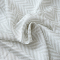 驼灰色水波纹 48cmX74cm 天丝枕套80支莱赛尔亲肤枕袋学生印花夏季凉爽48*74CM一对枕头套