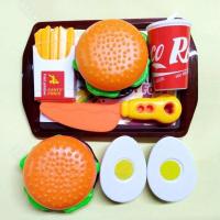 汉堡切切乐 食物变形玩具冰淇淋薯条汉堡机器人益智儿童机甲金刚创意礼物套装