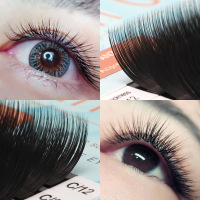 风吹纳米双毛尖 风吹动空气嫁接睫毛 种植假眼睫毛柔软比水貂毛软