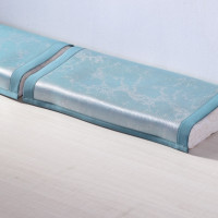 大理石纹绿,42*60cm枕片 枕头巾冰丝枕巾夏季凉爽防脱落夏天藤席枕套单人乳胶枕片一对拍2