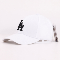 LA款-白色 儿童款(47-52cm) 均码 韩版夏天时尚ins百搭鸭舌帽休闲男士遮阳防晒帽棒球帽儿童亲子潮