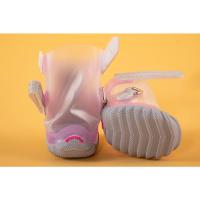 透明水晶粉(送鞋垫) 35#2只装[约5斤以内] DJJ狗鞋 泰迪狗狗雨鞋宠物狗小型犬防水防滑fokwow不掉鞋易穿脱