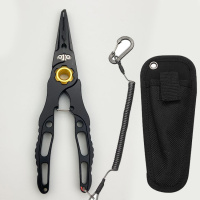黑耀色 路亚钳取钩器多功能摘钩钳绑钩钳钓鱼钳子专用控鱼钳起钩装备大全