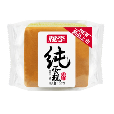 桃李纯蛋糕120g