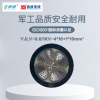 秦源牌 YJLV-0.6/1KV-4*16+1*10mm² 铝芯低压电力电缆 元/米 定制商品 联系客服