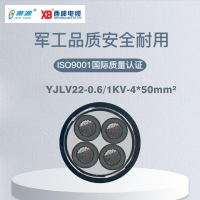 秦源牌 YJLV22-0.6/1KV-4*50mm² 铝芯低压钢带铠装绝缘电力电缆 元/米 定制商品 联系客服