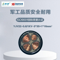 秦源牌 YJV22-0.6/1KV-3*35+1*16mm² 铜芯低压铠装电力电缆 元/米 定制商品 联系客服