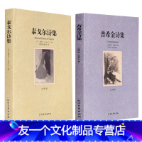 [友一个正版] 泰戈尔经典诗集+普希金诗集 全集全套2册 世界名著书全译本诗选大全集 外国文学 新月集飞鸟集吉檀迦
