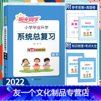 [友一个正版]2022版版阳光同学小学毕业升学系统总复习数学专项训练小升初试卷真题卷练习册题考点知识大全与全真模拟小学