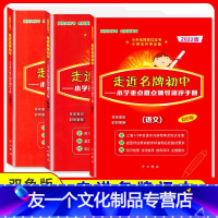 走近名牌初中语数学 3本套装 小学升初中 [友一个正版]走近名牌初中 语文+数学+英语(双色版) 全套3本 走进名牌初中
