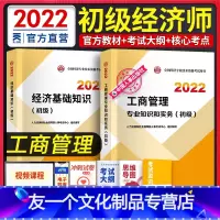 [友一个正版]书课包2022年初级经济师教材经济基础工商管理教材可搭配历年真题模拟题库练习经济师初级工商管理经济师教材