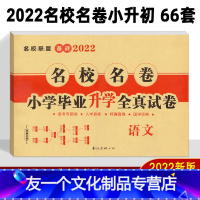 [友一个正版]2022 小升初语文真题卷 名校名卷小学毕业升学全真试卷 小考重点小学升初中招生分班面试考试卷子 六年级