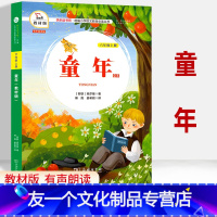 六上▲ 童年 (教材版) [友一个正版]快乐读书吧六年级上册小学生必读课外书籍 童年 小学6年级上语文教材版有声朗读版