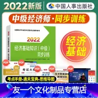 [友一个正版]中级经济师2022年新版教材全国经济专业技术资格考试用书经济基础知识同步训练2022中级经济师资格考试中