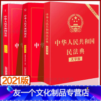 [友一个正版]+刑法+民法典2021年版全套3册 版法律书籍全套 中华人民共和国实用版刑法典中国法制出版社刑法
