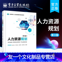 [友一个正版] 人力资源规划 第三版 高等院校人力资源管理系列规划教材 电子工业出版社 本研教材书籍