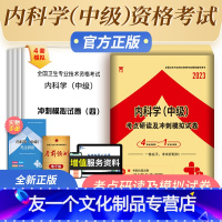 [友一个正版]2023年内科主治医师考试用书内科学中级考点研读及冲刺模拟试卷内科学习题集全国卫生专业技术资格考试心血管