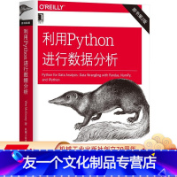 [友一个正版] 利用Python进行数据分析 原书第2版 韦斯 麦金尼 集成开发环境 文本编辑器 语言基础 内建数