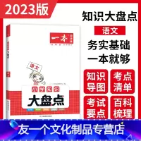 语文知识大盘点 小学通用 [友一个正版]2023版一本小学语文+数学+英语知识大盘点 小学456四五六年级语文小升初考点