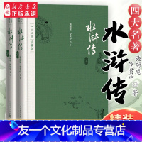 水浒传(上下)2册[珍藏版 人民文学] [友一个正版]「赠英雄谱」完整版水浒传(上下) 施耐庵著人民文学出版社原著原版四