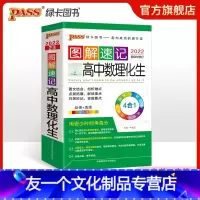 理科综合 [友一个正版]pass绿卡图书2022 图解速记高中数理化生通用版 必修+选修 高考数学物理化学生物理科辅导书