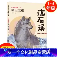 狼王宝座 [友一个正版]狼王宝座 彩绘注音版 ZS 动物小说 一二三年级1-2-3年级课外阅读书籍 小学生寒暑假书籍沈石