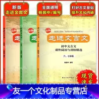 走进文言文 6789年级(套装3本) [友一个正版]走进文言文 6、7+8+9年级 全套3册任选 初中文言文课外阅读与训