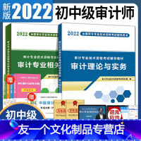 [友一个正版]2022年审计师考试教材初级中级全2本审计理论与实务+审计专业相关知识审计初级考试2021审计师中级考试