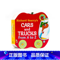 [正版]英文原版 Richard Scarry's Cars and Trucks from A to Z纸板书 幼儿