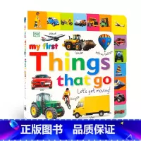 [正版]DK出版 My First Things That Go Let's Get Moving 启蒙学交通工具 英