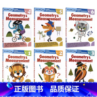 数学几何和测量[1-6年级 6册] [正版]Kumon数学几何和测量 Math Workbooks Geometry &