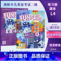 [正版]进口原版2020新版剑桥少儿英语考试二级 Fun Skills student's book 4 A1 m