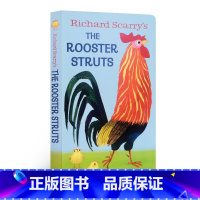 [正版]送音频英文原版绘本纸板书我是一只兔子系列Richard Scarry's the Rooster Struts