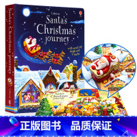 [正版]Usborne圣诞老人的圣诞之旅Santa's Christmas Journey with Wind-U