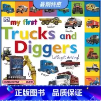 [正版]我的卡车和挖掘机单词书DK出版英文原版MyFirstTrucksandDiggersLet\'sGetDriv