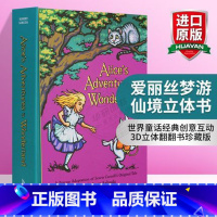 爱丽丝梦游仙境立体书 [正版]爱丽丝梦游仙境英语原版 进口英文原版小说 Alice's Adventures in Wo