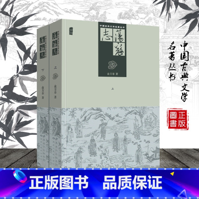 [正版]荡寇志上下册 经典文学名著书籍 古典丛书 清代长篇小说又名 结水浒传 俞万春 全两册现代章回小说 梁山好汉结局