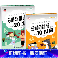 [全套2册]10/20以内的分解与组成 [正版]20/10以内的分解与组成 十以内加减法练习册天天练全套 幼小衔接一日一