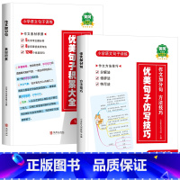 全套2册 小学通用 [正版]小学语文优美句子积累大全仿写技巧修辞手法专项训练一二三年级小学生作文加分句小学语文句子训练四