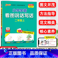 看图说话写话 二年级上 [正版]2023小学学霸看图说话写话二年级上册语文阅读课外书必读人教版看图说话写话专项训练作文入