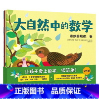 大自然中的数学(全4册) [正版]3-6岁大自然中的数学(共4册) 莉安·弗拉特著 孩子数学入门启蒙绘本 小班中班大班学