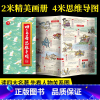 四大名著思维导图画册 [正版]全套48册四大名著连环画珍藏版小人书西游记水浒传三国演义红楼梦青少年版本漫画书小学生绘本儿