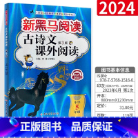 语文 小学五年级 [正版]2024新版 新黑马阅读五年级古诗文课外阅读 黑马语文阅读理解专项训练 小学5年级上下册文言文