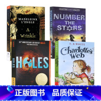 纽伯瑞儿童文学奖4册 [正版]英文原版小说2本 夏洛特的网 Charlotte's Web 查理和巧克力工厂 夏洛的网英