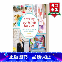 儿童绘画工作坊 [正版]华研原版 创意绘画实验室 英文原版 Art Lab for Kids 52 Creative A