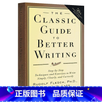 英语作文书 [正版] 英语作文书 The Classic Guide to Better Writing 英文原版 经典